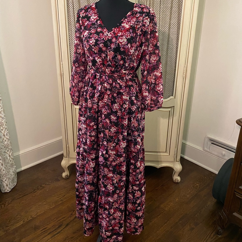 Isabel Maternity floral dress